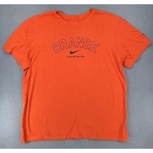 Syracuse Orange T-Shirt Mens XL Nike Short Sleeve New York University Basketball